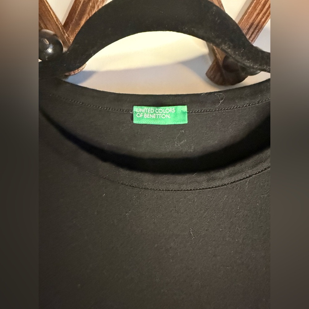 United Colors of Benetton Black Short Sleeve Dress